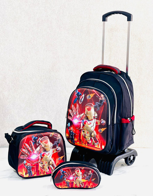 Cartable à roulettes - Sets de Sacs à Dos Chariot
