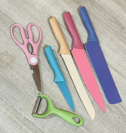 Kit De Couteaux 6 Pièces
