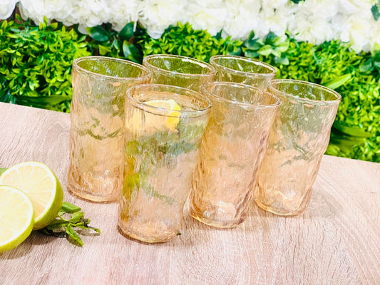 Service à Eau 6 Verres en Verre