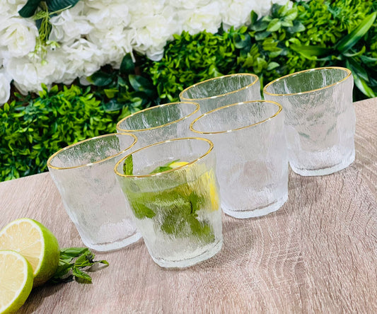 Service à Eau 6 Verres en Verre