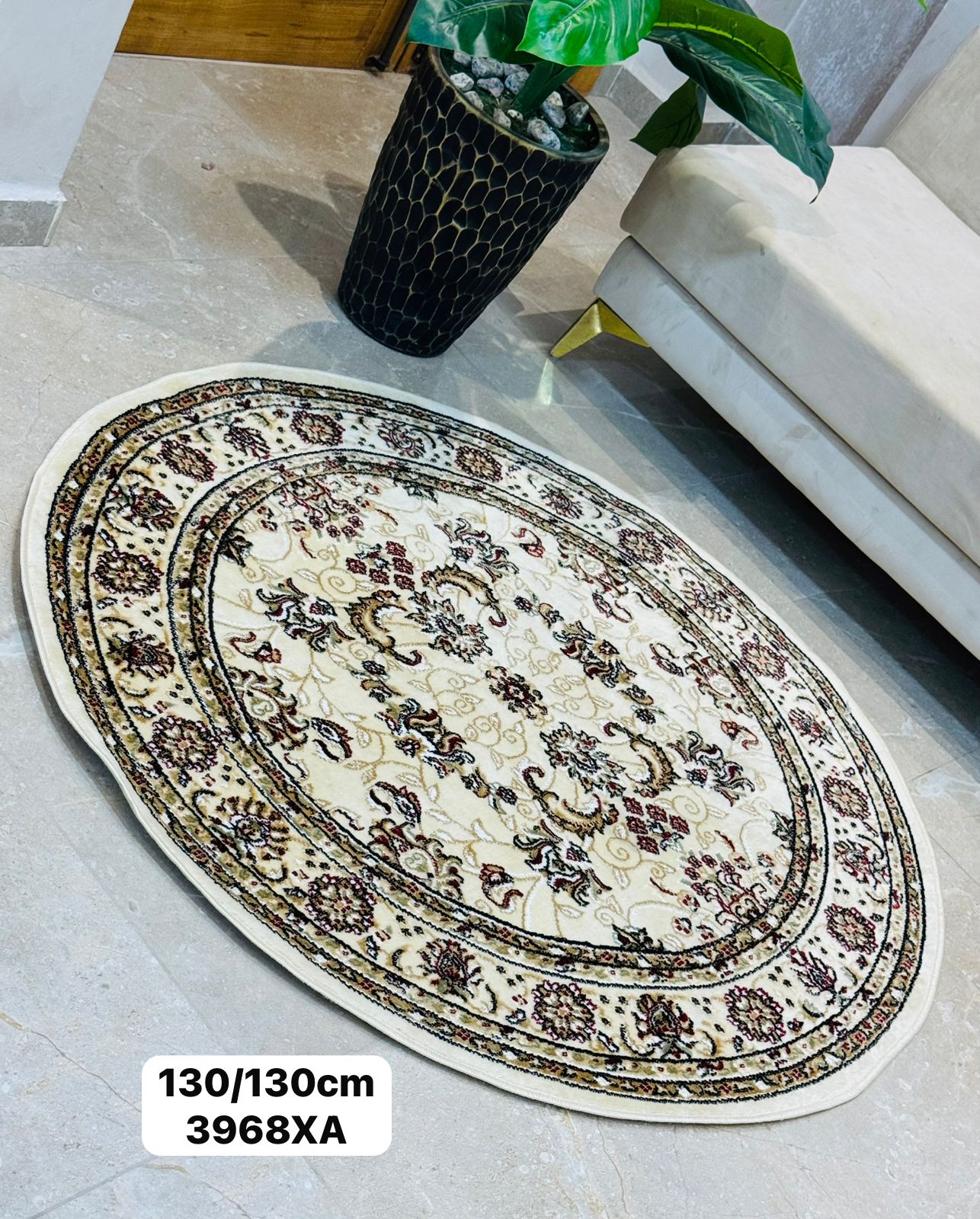 Tapis rond 130/130cm