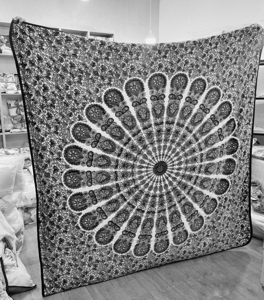 couverture 2 places اللون مدموج