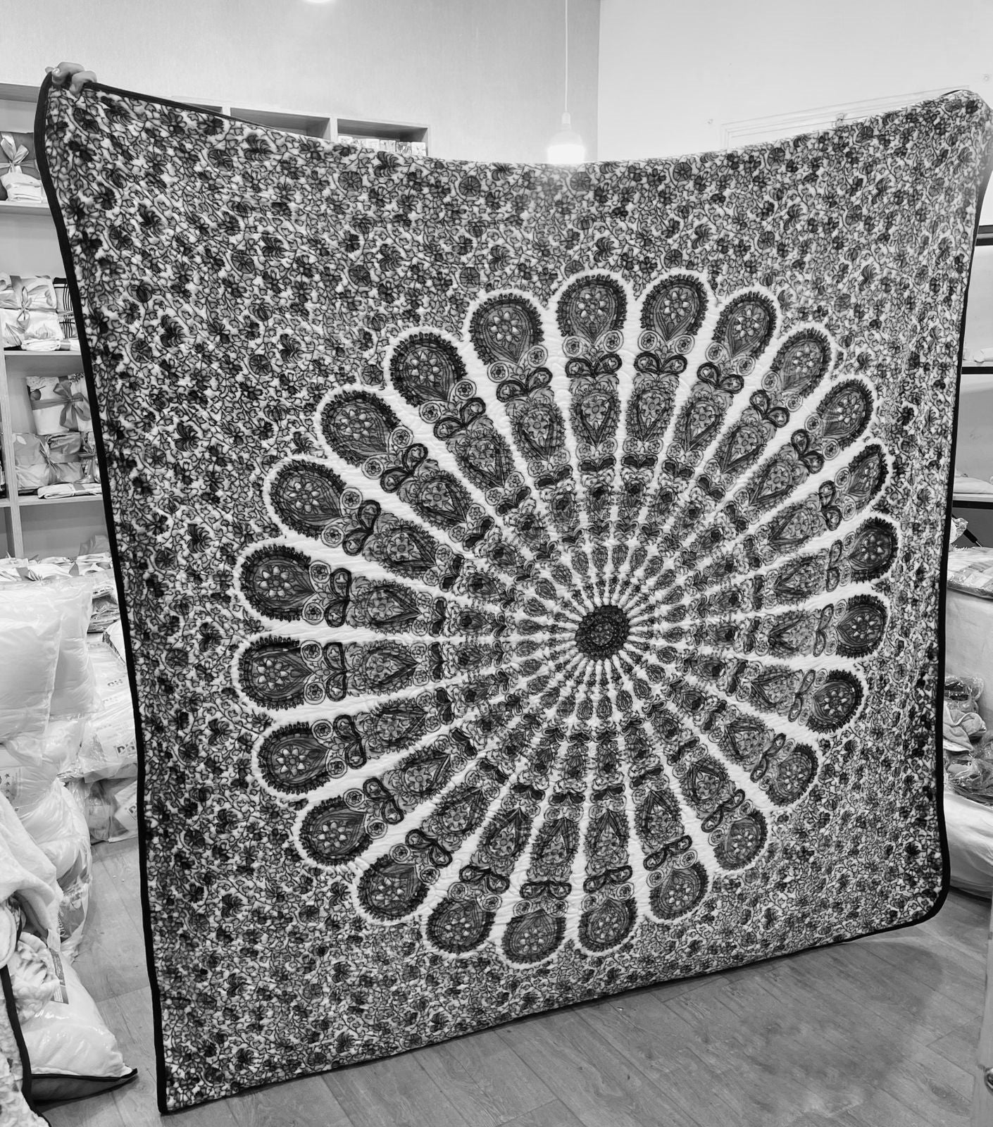 couverture 2 places اللون مدموج