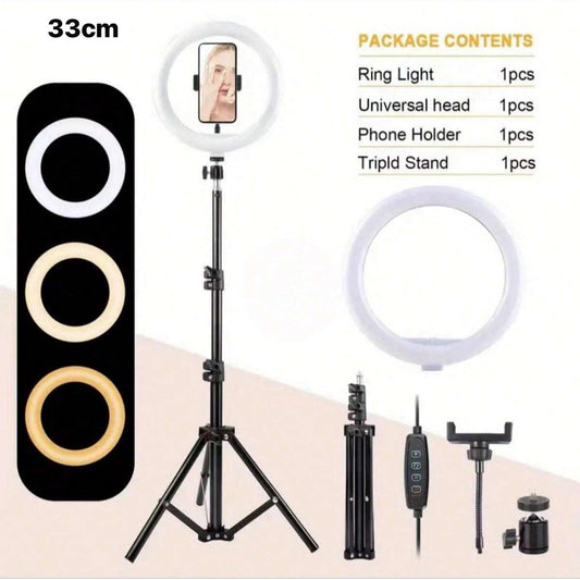Ring Light pour selfie Diamètre 33 cm