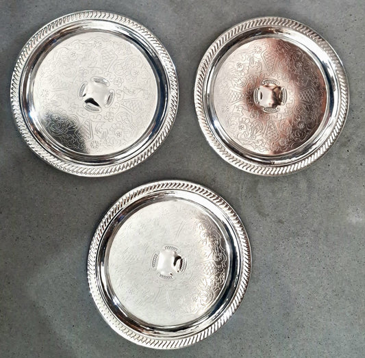 3 plateaux rond simple gm