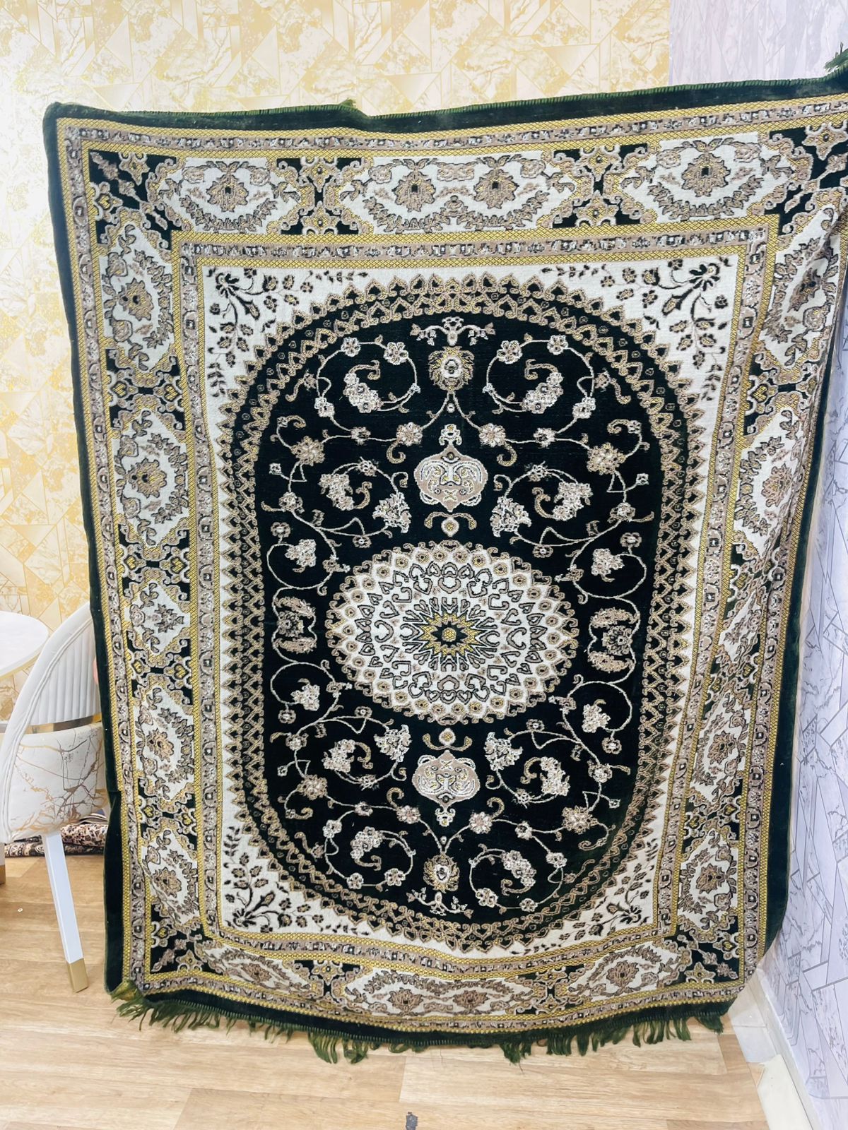 Tapis 160/210 vert militaire