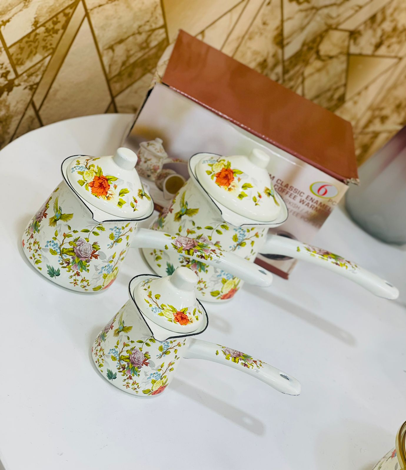 3 Pots à café ززوات