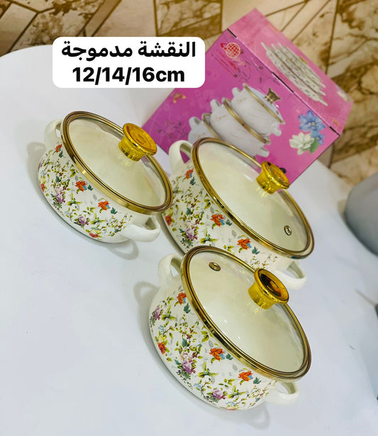 série 3 faitouts 12/14/16 النقشة مدموجة