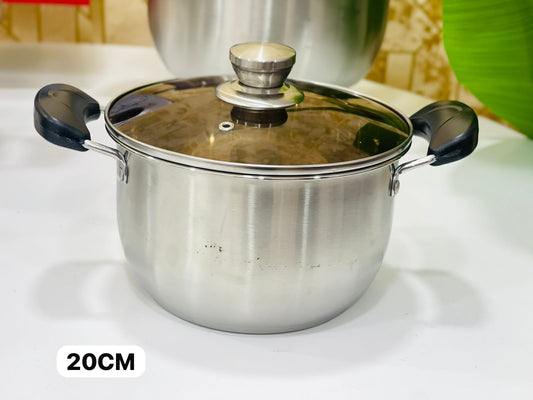 Faitout inox 20 cm طنجرة