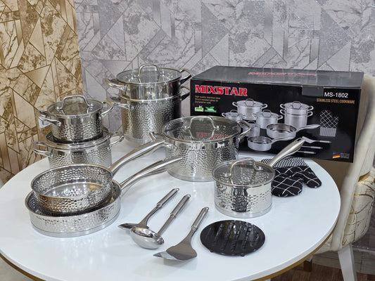 Service inox  MIXSTAR  18 pièces