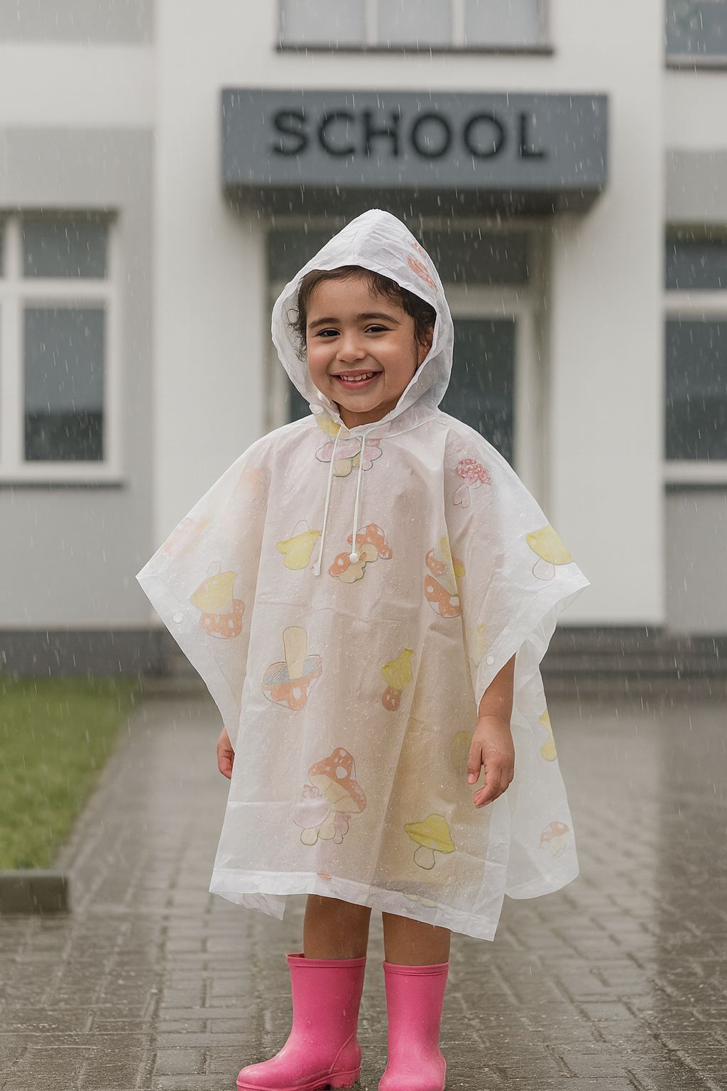 k-way Imperméable pour enfants مدموج( Poncho de pluie)