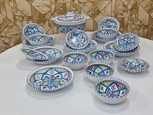 Service 20 pièces فخار