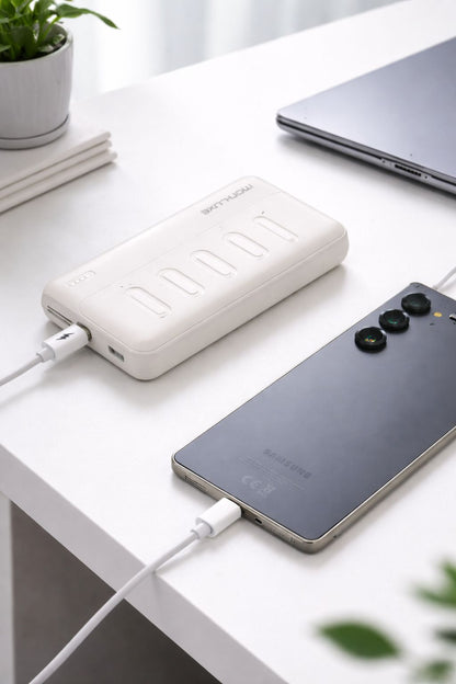 Power Bank MON LUXE 10000 MAH White / Blanche