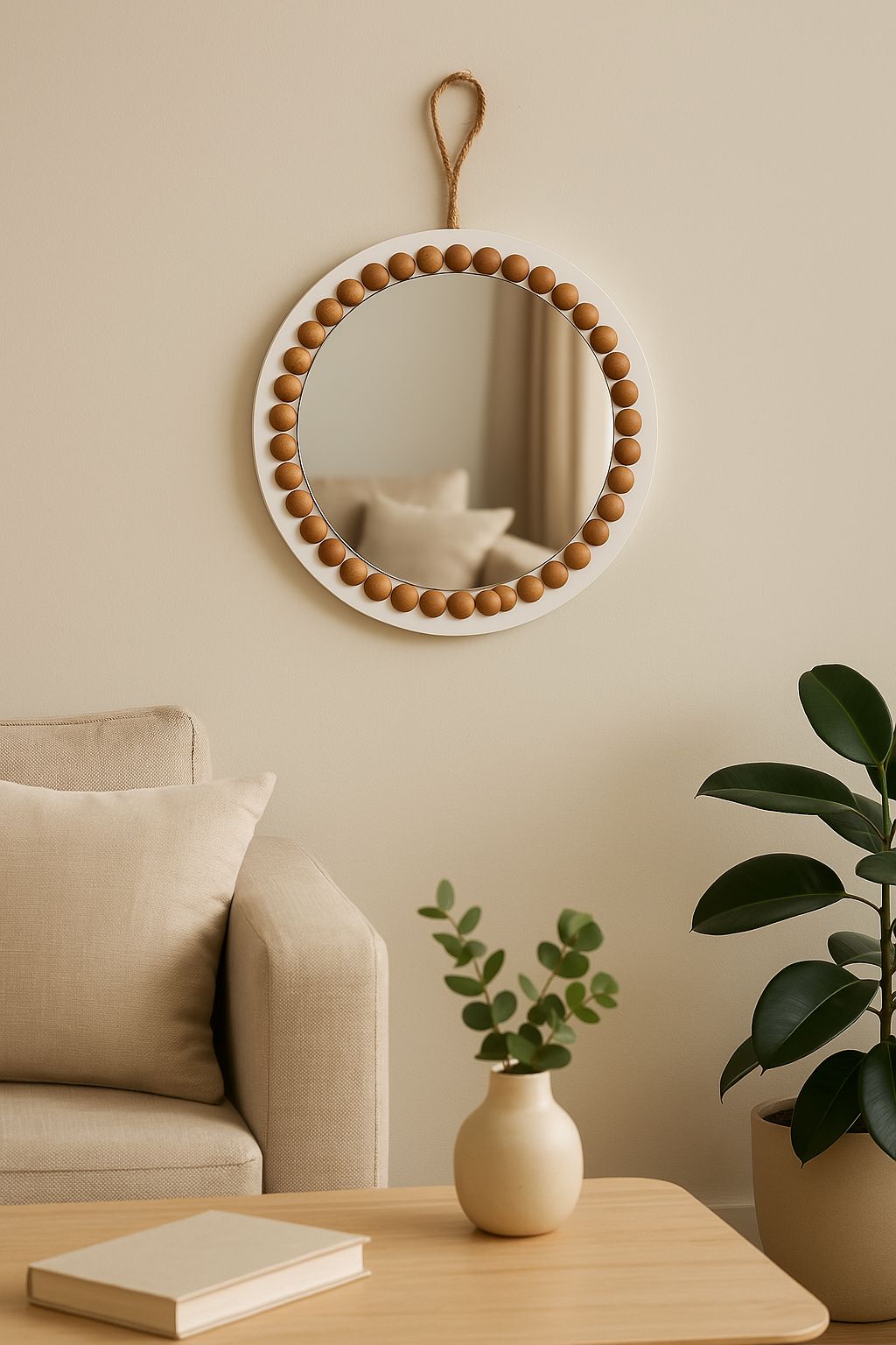 Miroir rond 19cm