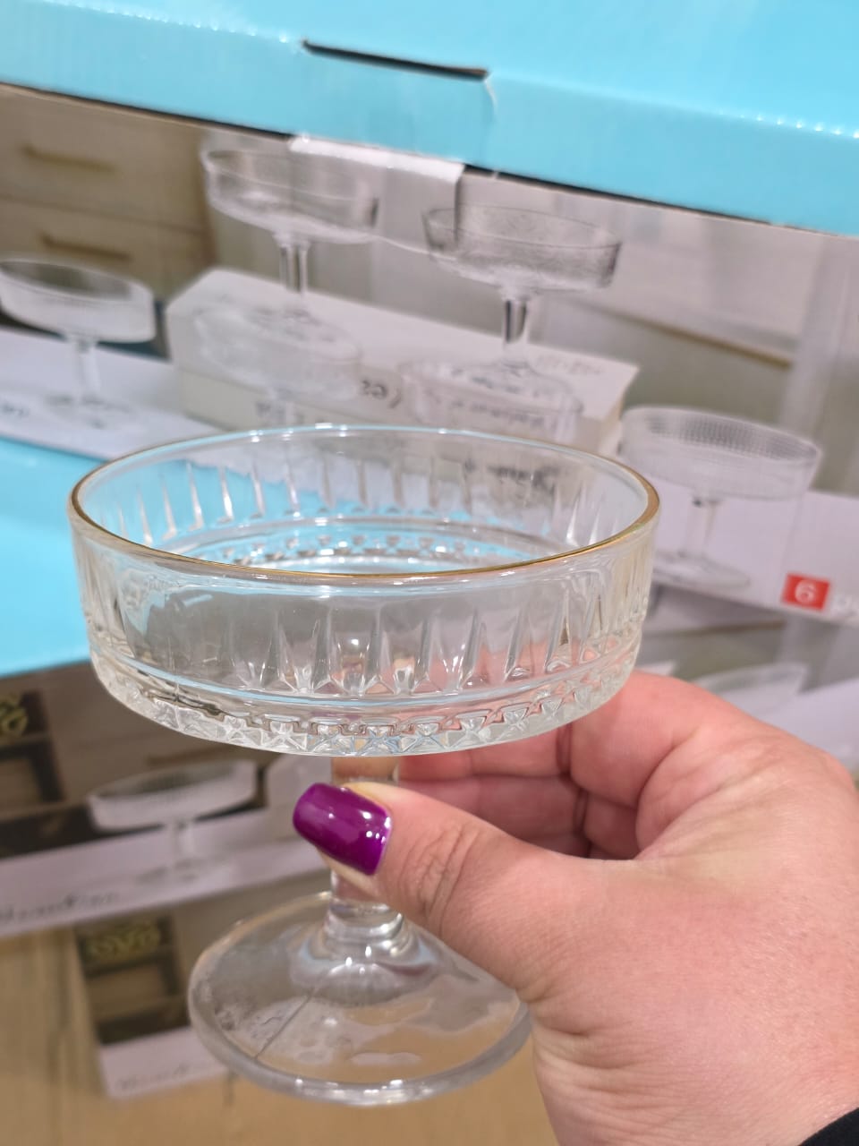 Set de 6 Coupes à Dessert en Verre