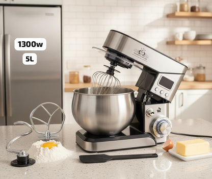 Golden house عجانة Robot Pétrin Avec afficheur 1300W - 5 L+moule