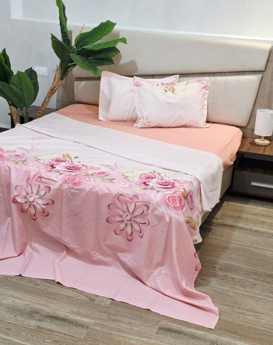 Drap Housse 2 places  ملحفة  غطاء و قشور مخادد /230*240+75*55