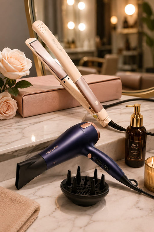 Pack sèche cheveux + plaque mon luxe
