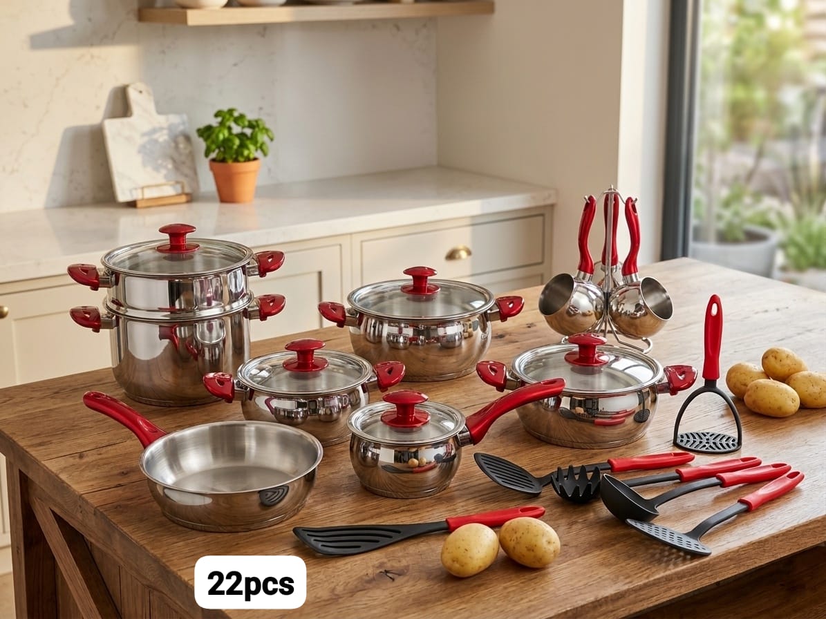 Service inox haschever 22 pièces