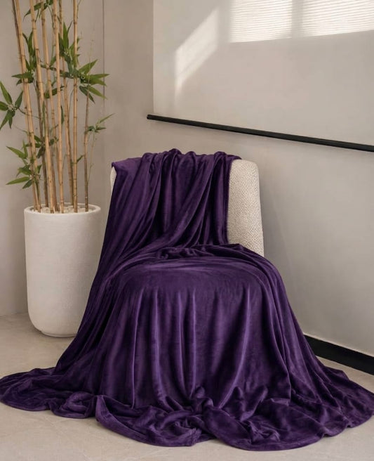 Drap 2 places دفاية violet