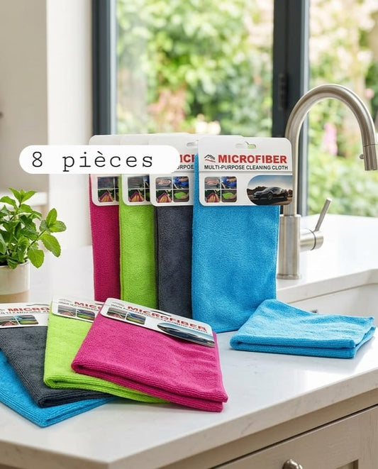 Serviette / lavettes de cuisine   8 pièces