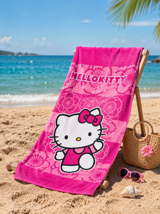 Serviette de plage "fille"