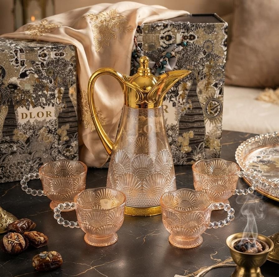 Service de Verres à Eau en Verre 5 pieces