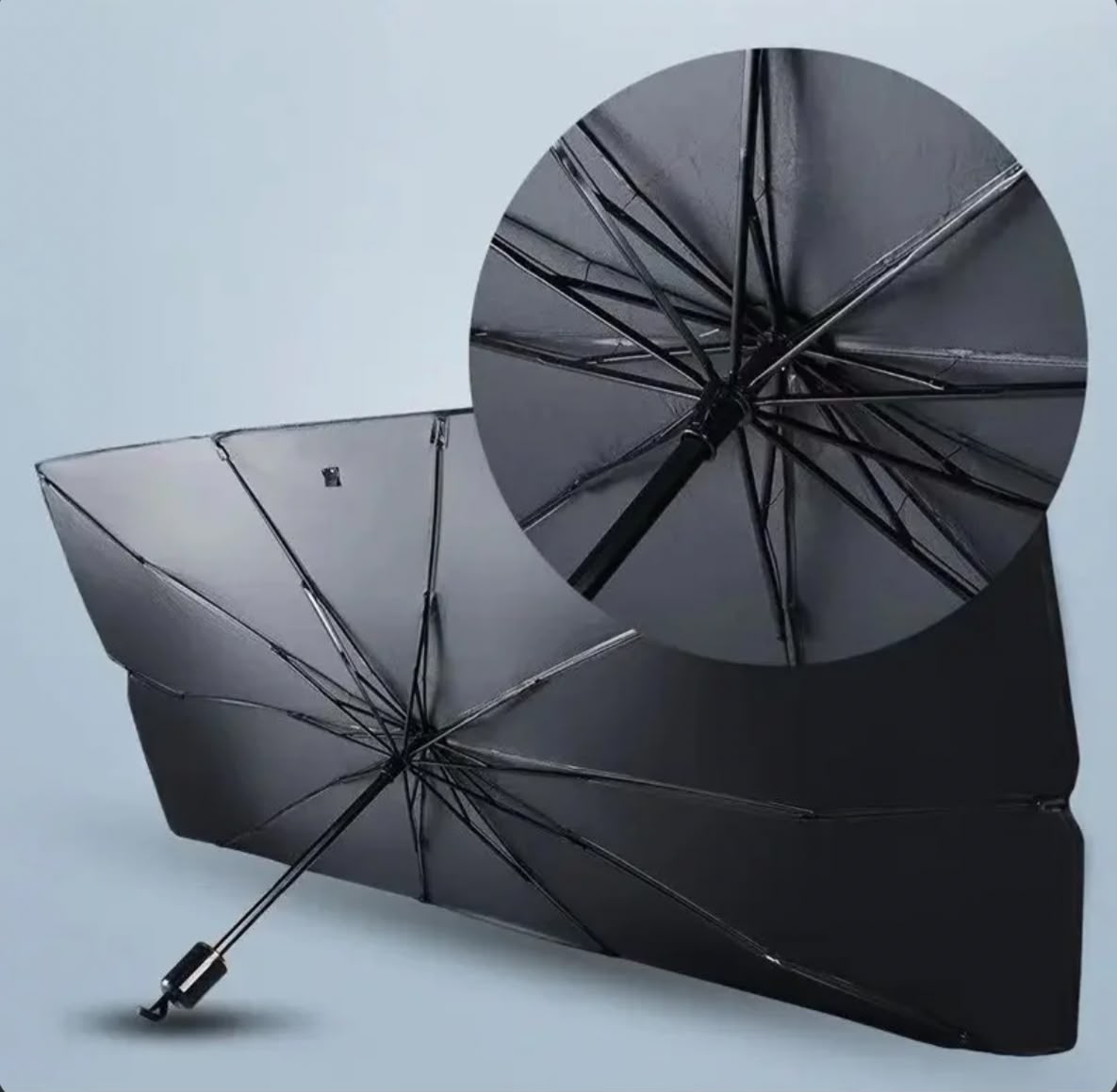 Cache soleil/Pare Soleil En Forme Parapluie Pour Pare-Brise De Voiture