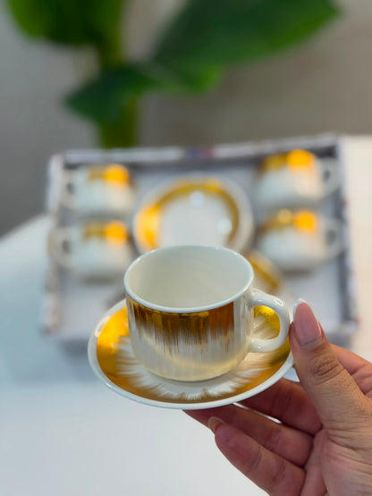 service a café turc نقشة مدموجة