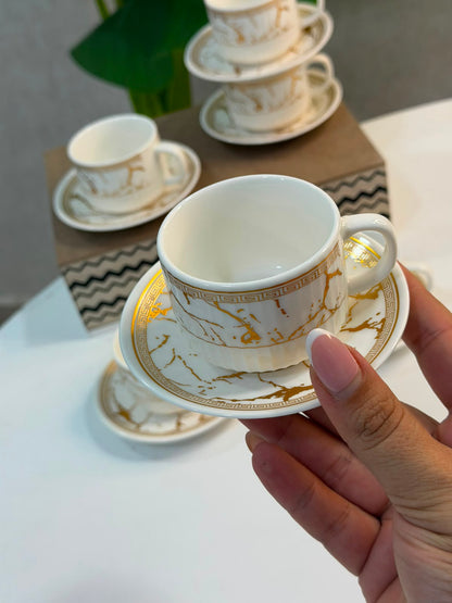 service a café turc نقشة مدموجة
