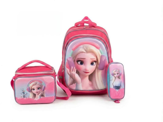 3 pièces Sac à dos bandoulière et trousse