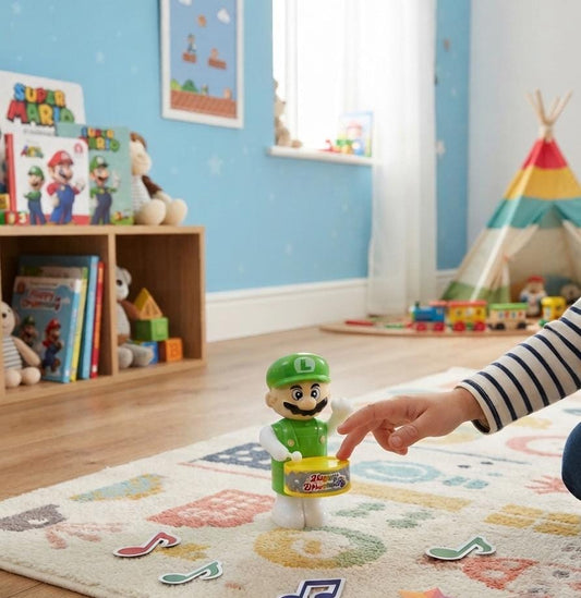 mini Luigi Drummer à remontoir
