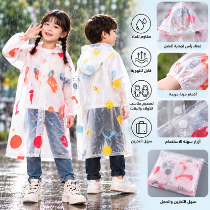 k-way Imperméable pour enfants مدموج( Poncho de pluie)