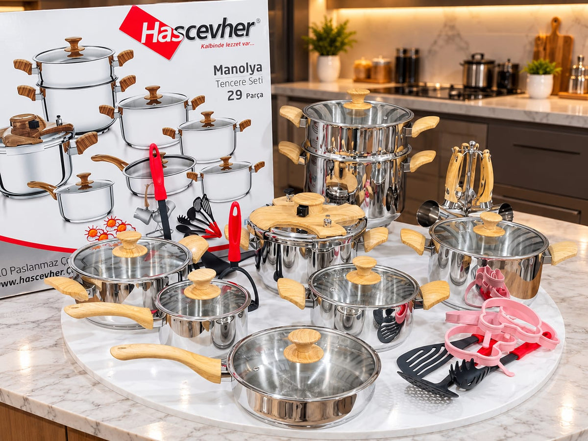 service inox 29 pièces haschever