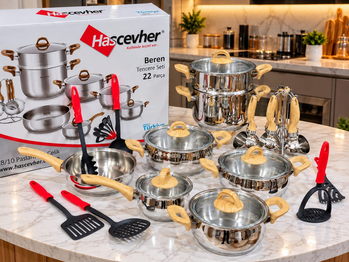service inox 22 pièces haschever