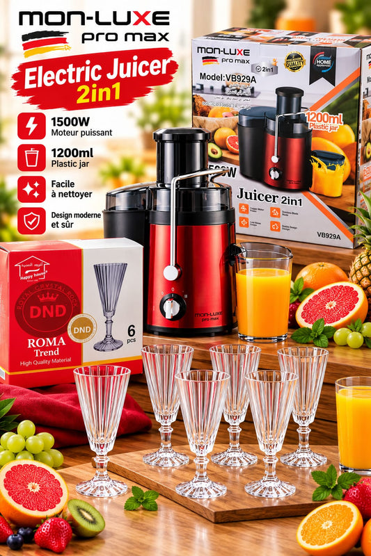 Pack Centrifugeuse mon luxe + 6 coupes