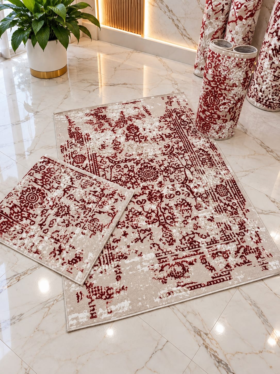 Tapis 3 pièces  النقشة مدموجة