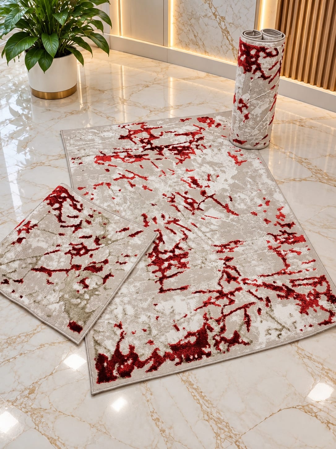 Tapis 3 pièces  النقشة مدموجة
