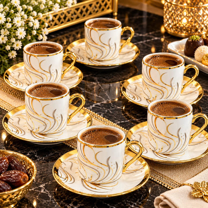 Service à café  زينة مدموجة