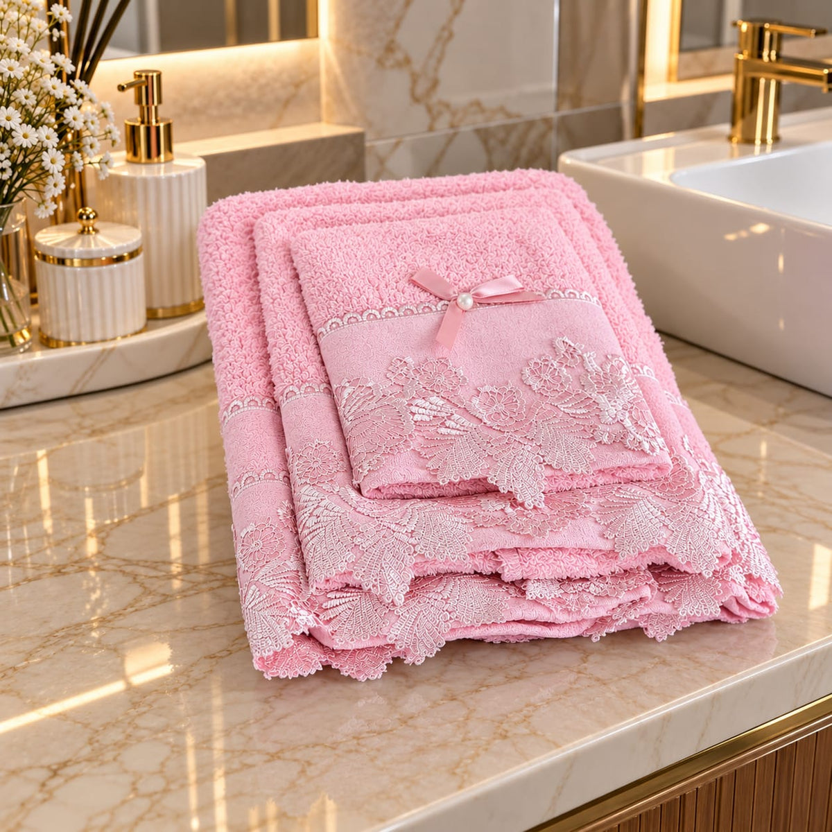 Lot de 3 Serviettes