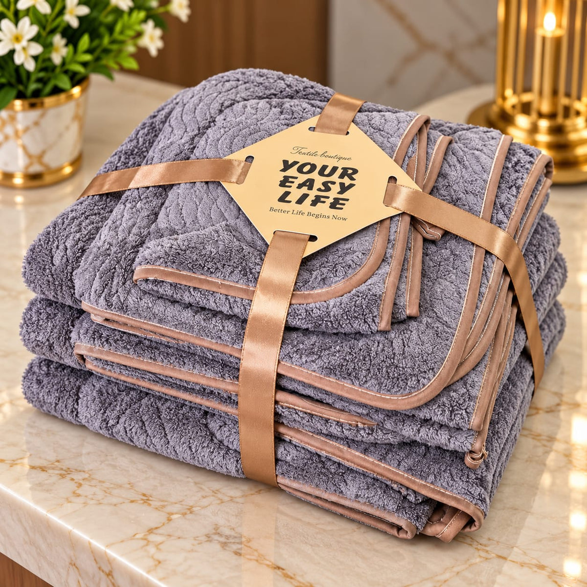 Lot de 3 serviettes