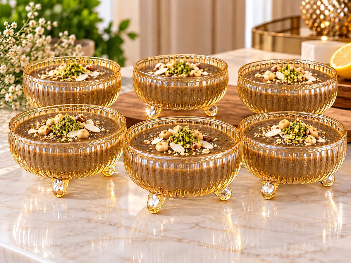 6 bols en verre