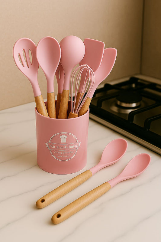 Ménager silicone 12 pièces اللون مدموج