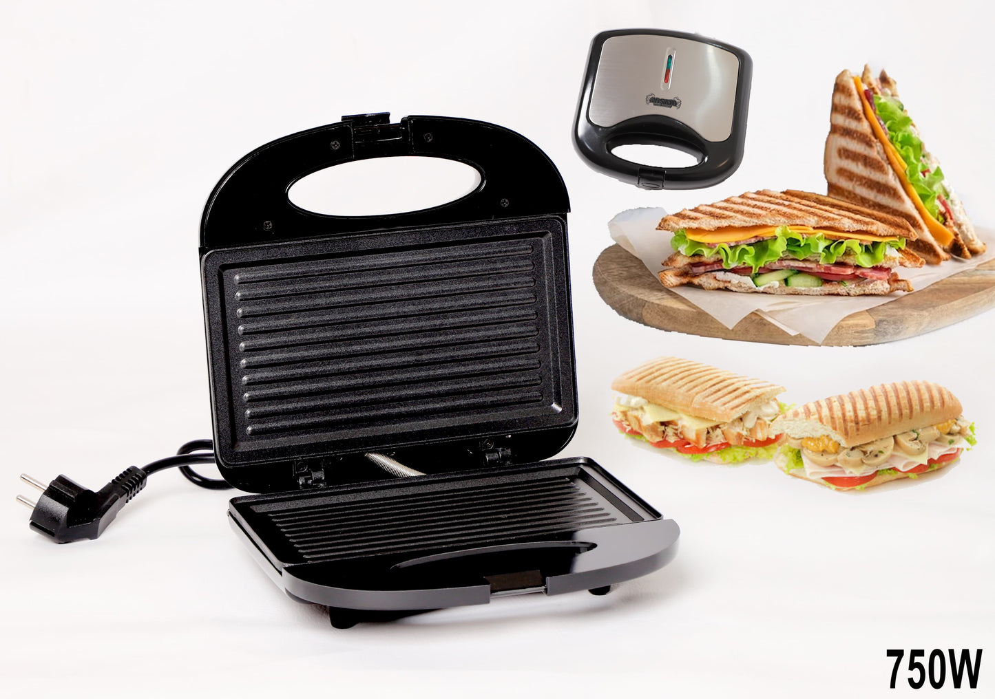 Appareil Panini 750W pm
