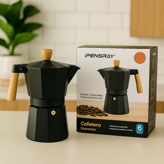 Cafetière expresse 6Tasses en noir