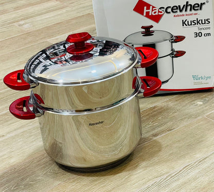 Couscoussier 15 L  Hascevher 30cm مقفول