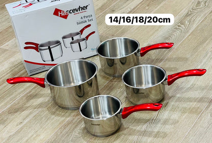 Série de 4 de Casseroles Hascevher