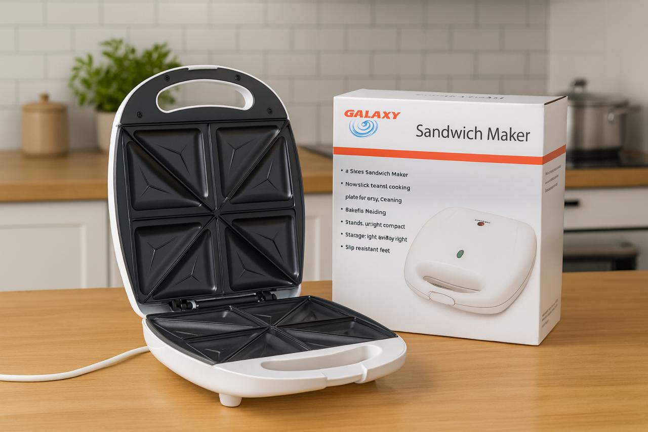 Appareil à sandwichs avec plaques antiadhésives