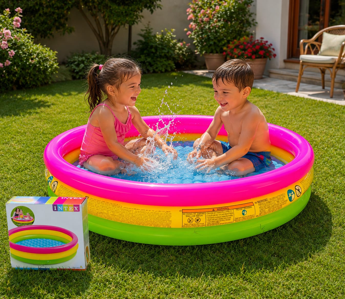 Piscine Arc en Ciel 1.30⌀/35cm