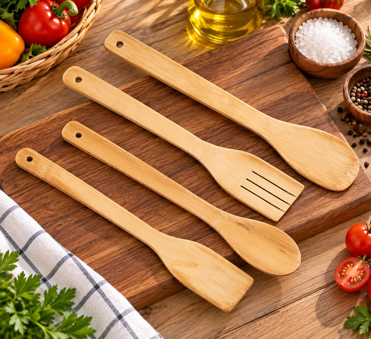 Ménager En Bois 4 Pièces /7-5 مناجار لوح